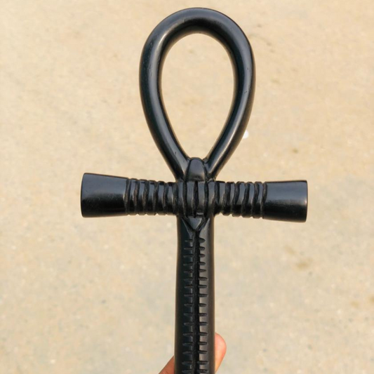 Croix Ankh en bois d'ébène