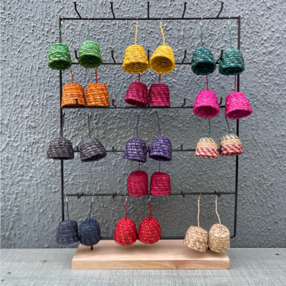 THE BASKET RAFFIA EARRINGS